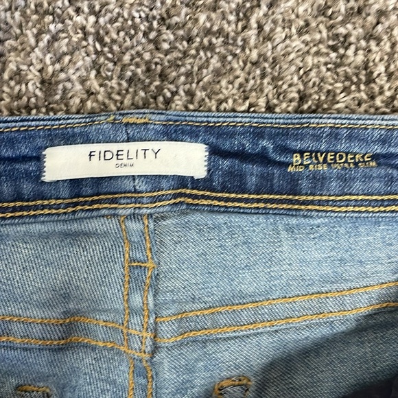 Fidelity Denim Belvedere Mid Rise Ultra Slim - Picture 4 of 8